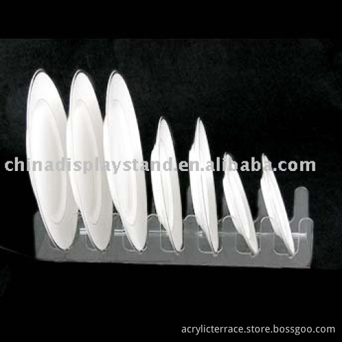 acrylic plate/dishes display stand M203-2218